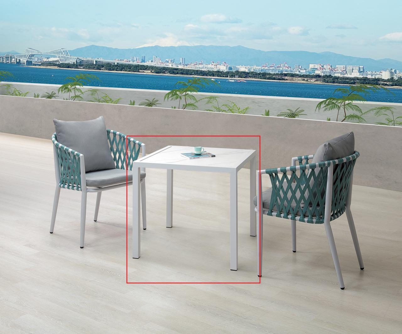 喬治亞戶外岩板方桌