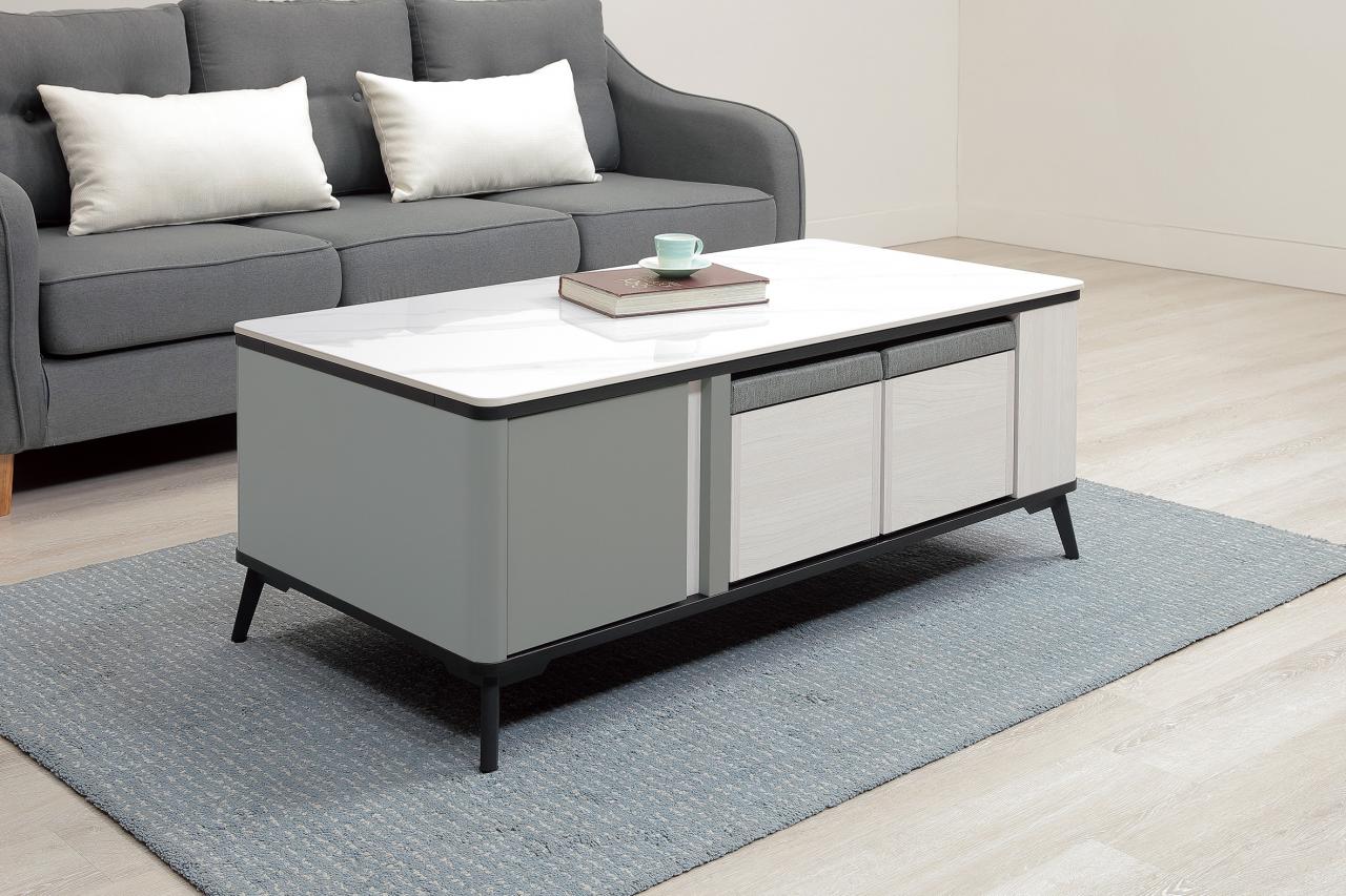 伯特岩板大茶几