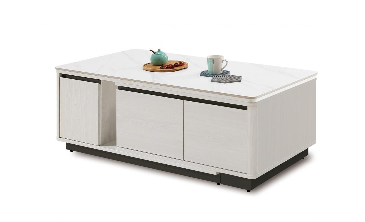 卡森 4尺岩板伸縮茶几