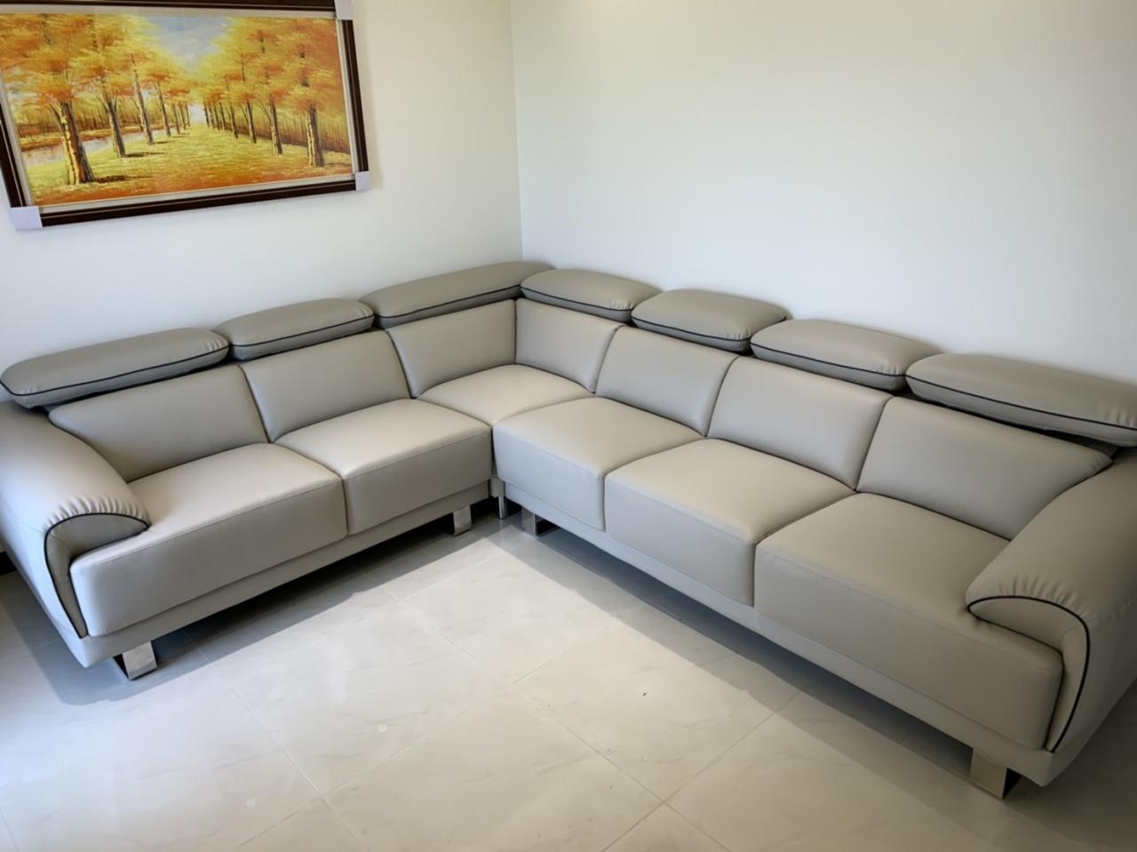 客製化海灣半牛皮沙發