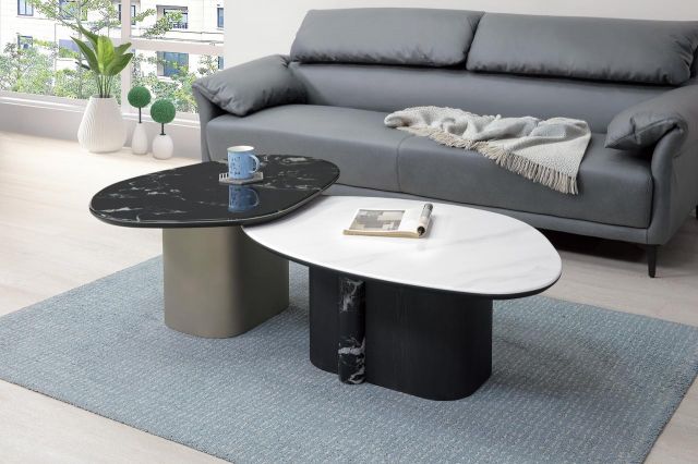 李查斯石面茶几組(可各別單買)