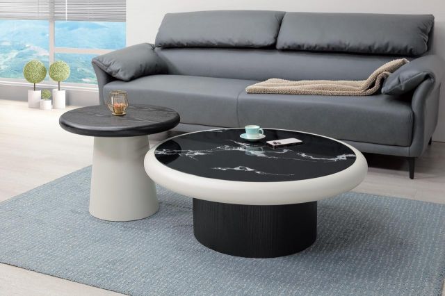 拉爾斯石面茶几組(可各別單買)