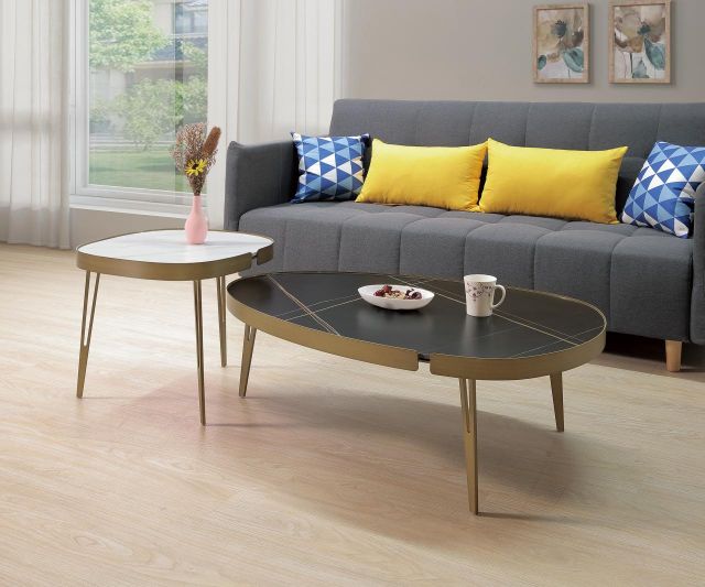 卡斯提岩板茶几組(可各別單買)