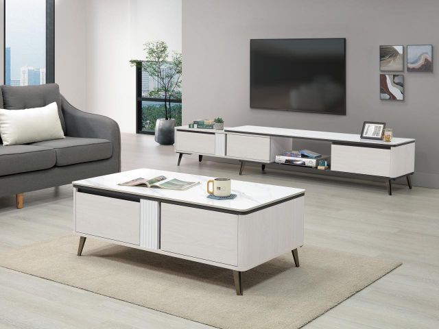 格倫岩板大茶几